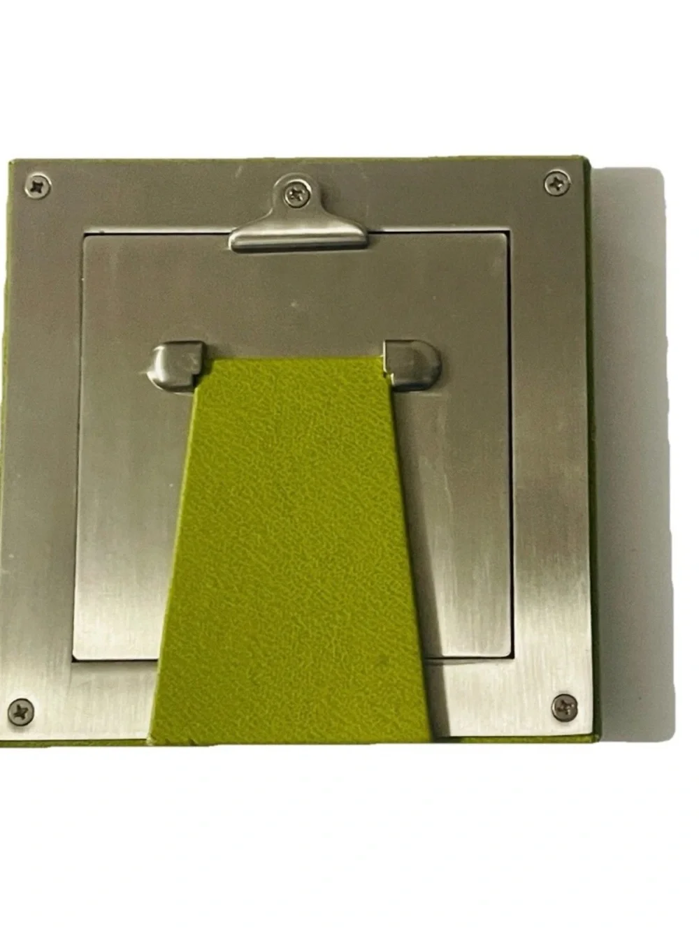 Architect Frame Square Leather and Metal Holds 4x4